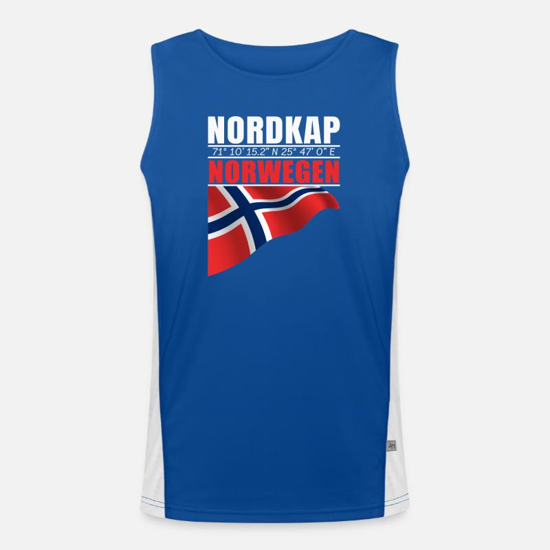 North cape Men's Functional Contrast Tank Top 