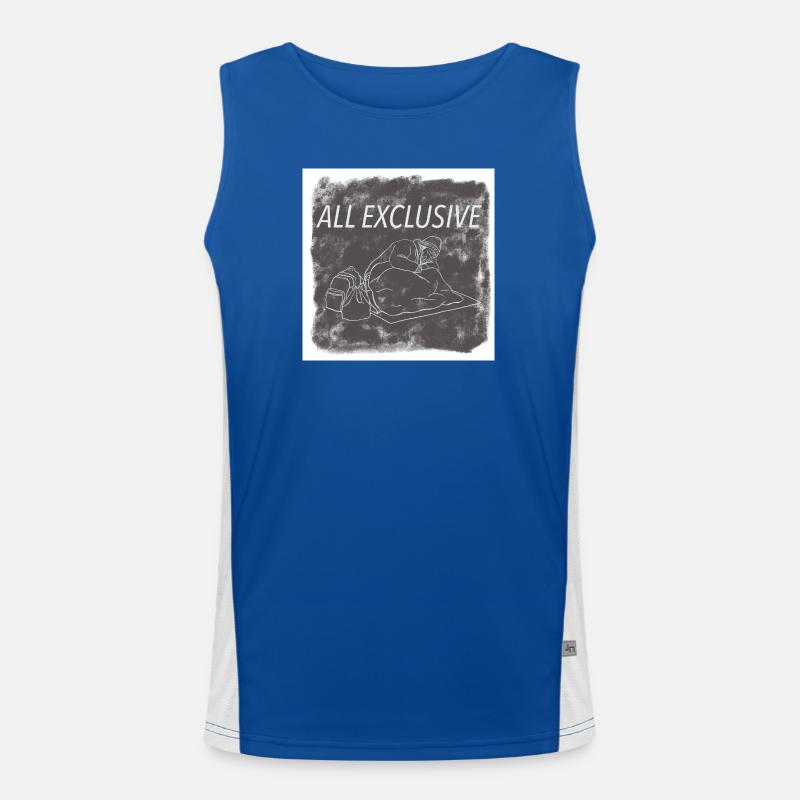 All Exclusive Men's Functional Contrast Tank Top 