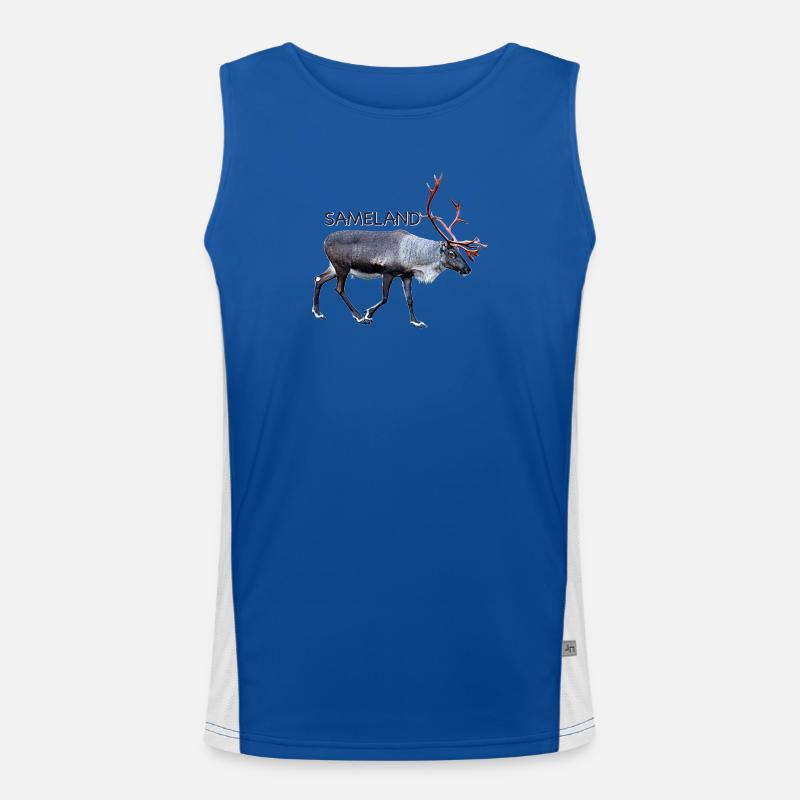 Lappland Funktionelles Kontrast-Tank Top für Männer 