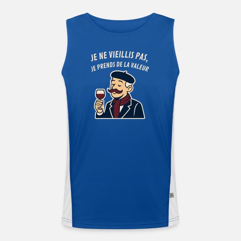 I don't age, I take Class Value Men's Functional Contrast Tank Top 