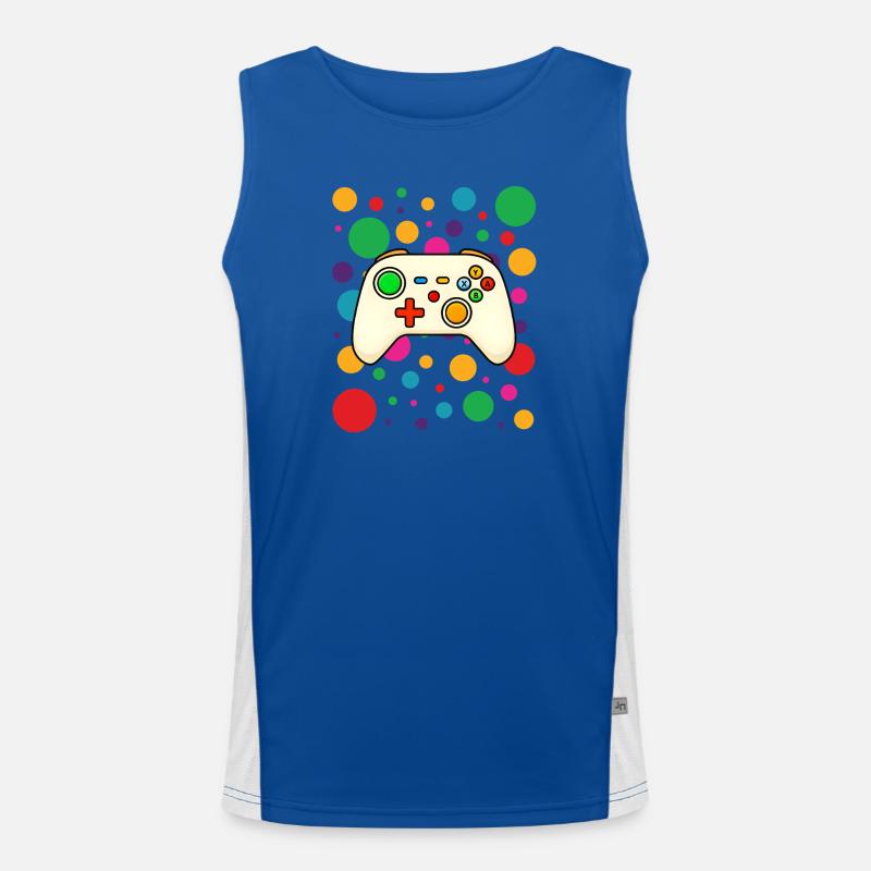 Colorburst Gamecontroller Funktionelles Kontrast-Tank Top für Männer 