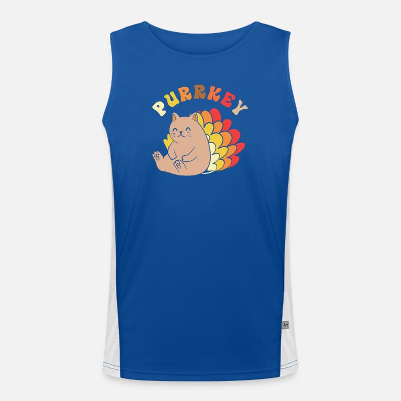 Thanksgiving Mama Mutter Oma Großmutter Funktionelles Kontrast-Tank Top für Männer 