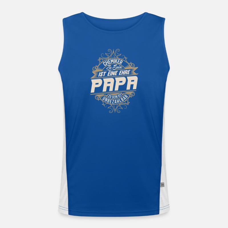 Papa chimiste Débardeur respirant contrasté Homme 