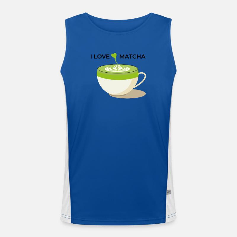 J’adore le Matcha Débardeur respirant contrasté Homme 