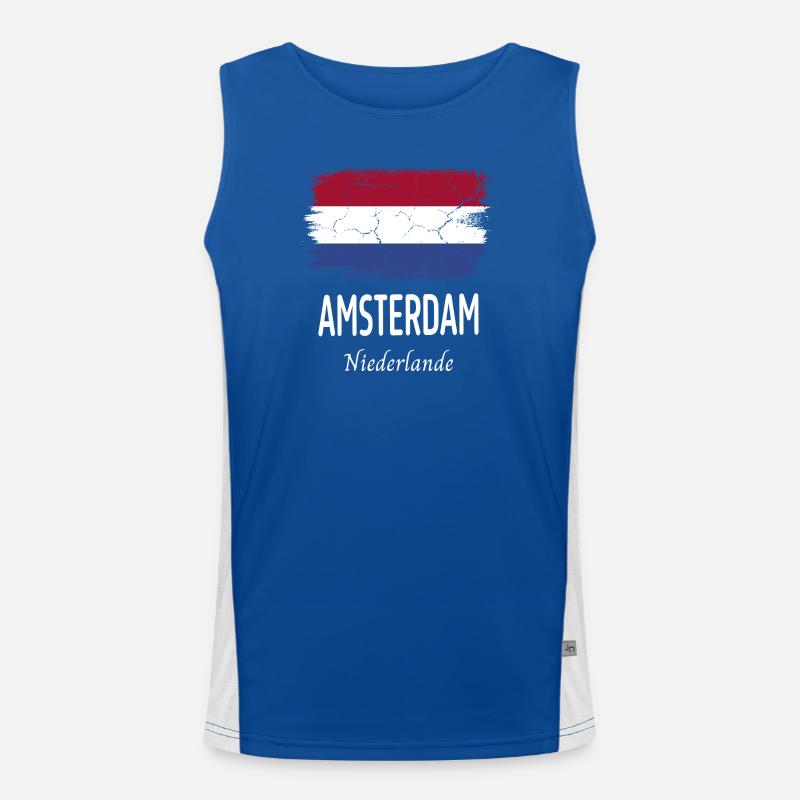 Amsterdam Débardeur respirant contrasté Homme 