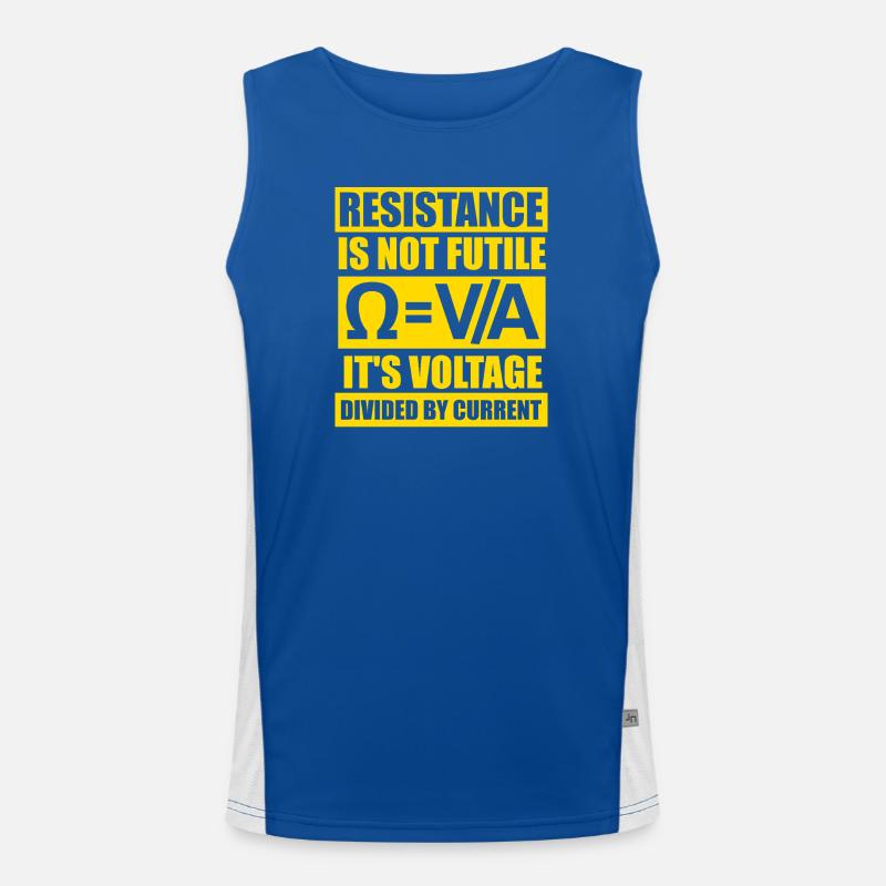Physics Physicist Physics Student Physics Teacher Men's Functional Contrast Tank Top 