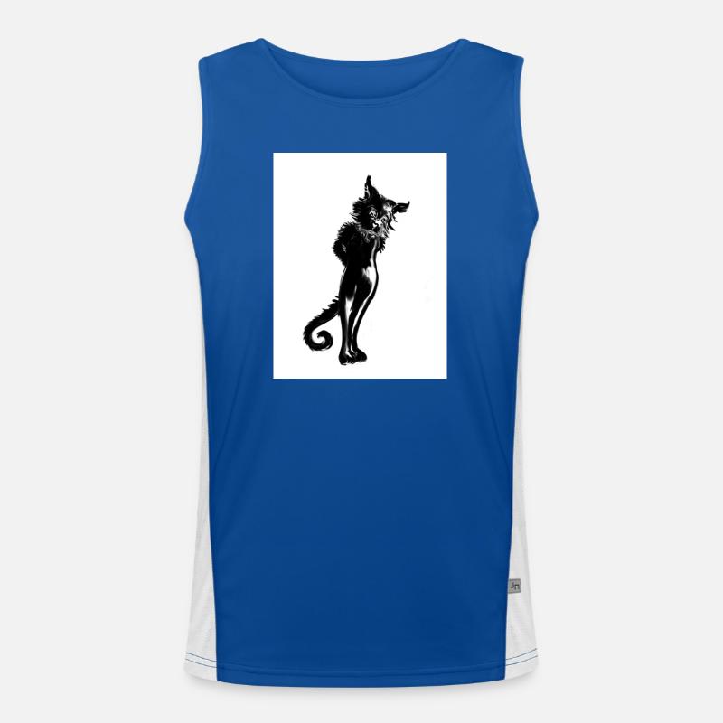 Debout les chats! Débardeur respirant contrasté Homme 