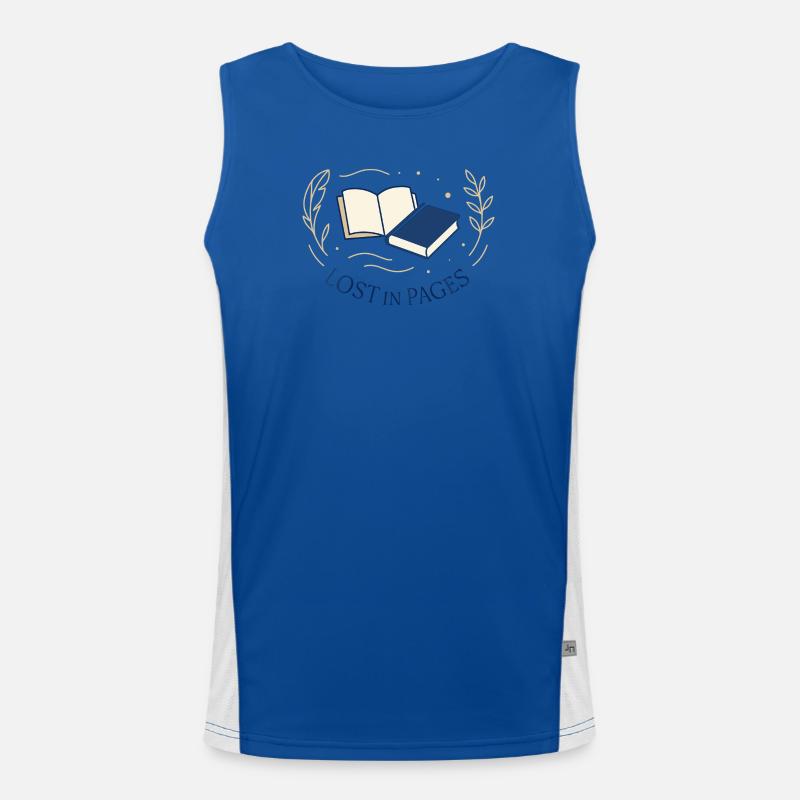 Between the pages Men's Functional Contrast Tank Top 