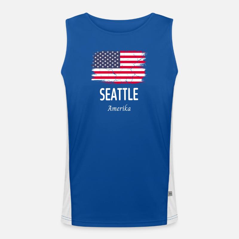 Seattle Débardeur respirant contrasté Homme 