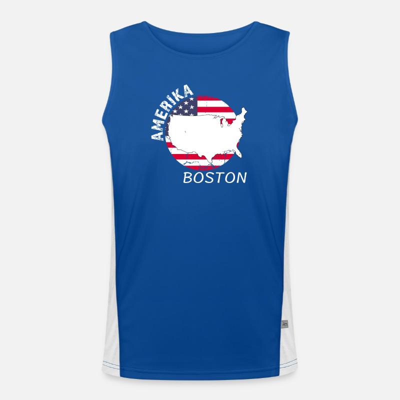 Boston Men's Functional Contrast Tank Top 