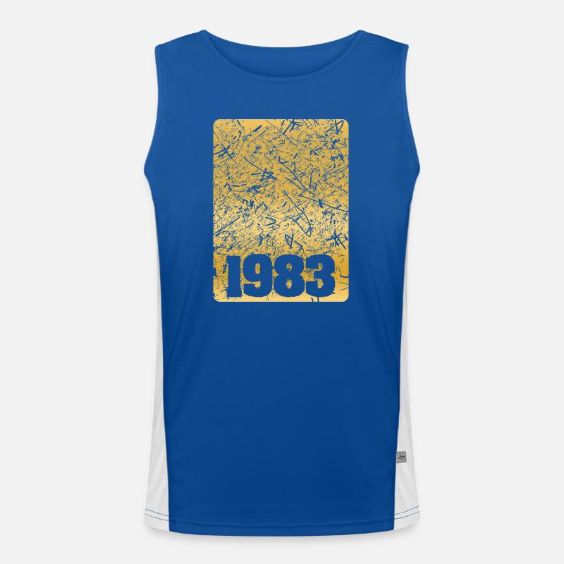 Numéro 1983 Débardeur respirant contrasté Homme 