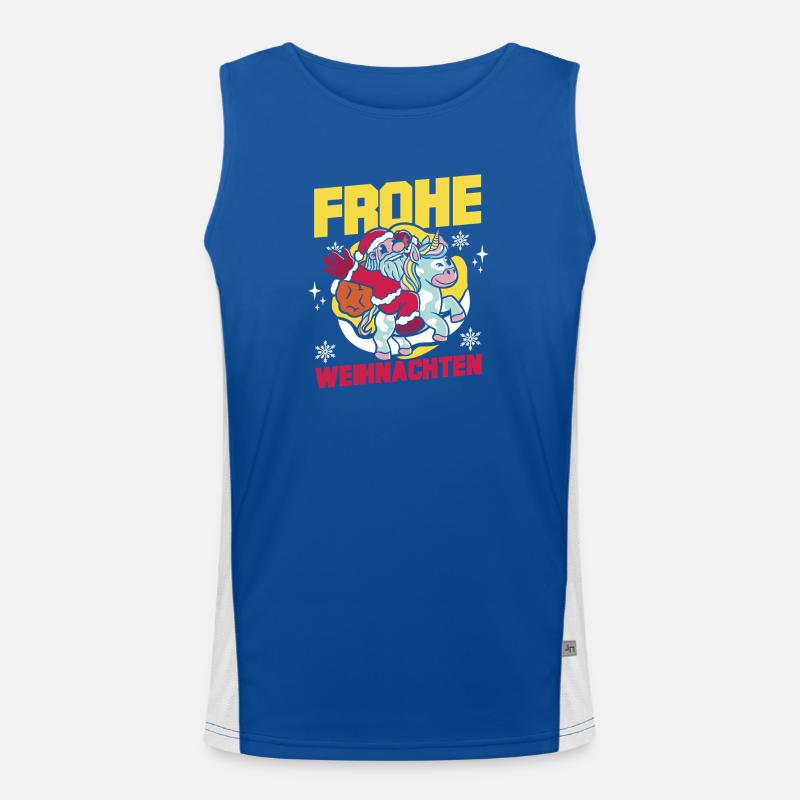 Archery Archery Archery - Men's Functional Contrast Tank Top  - royal/white