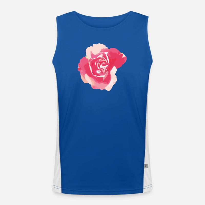 rose Débardeur respirant contrasté Homme 
