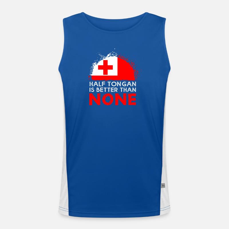 Tonga Tonga Tonga Rugby Tonga Funktionelles Kontrast-Tank Top für Männer 