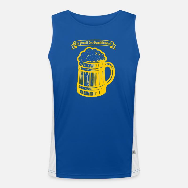 Ein Prosit der Gemütlichkeit Men's Functional Contrast Tank Top 