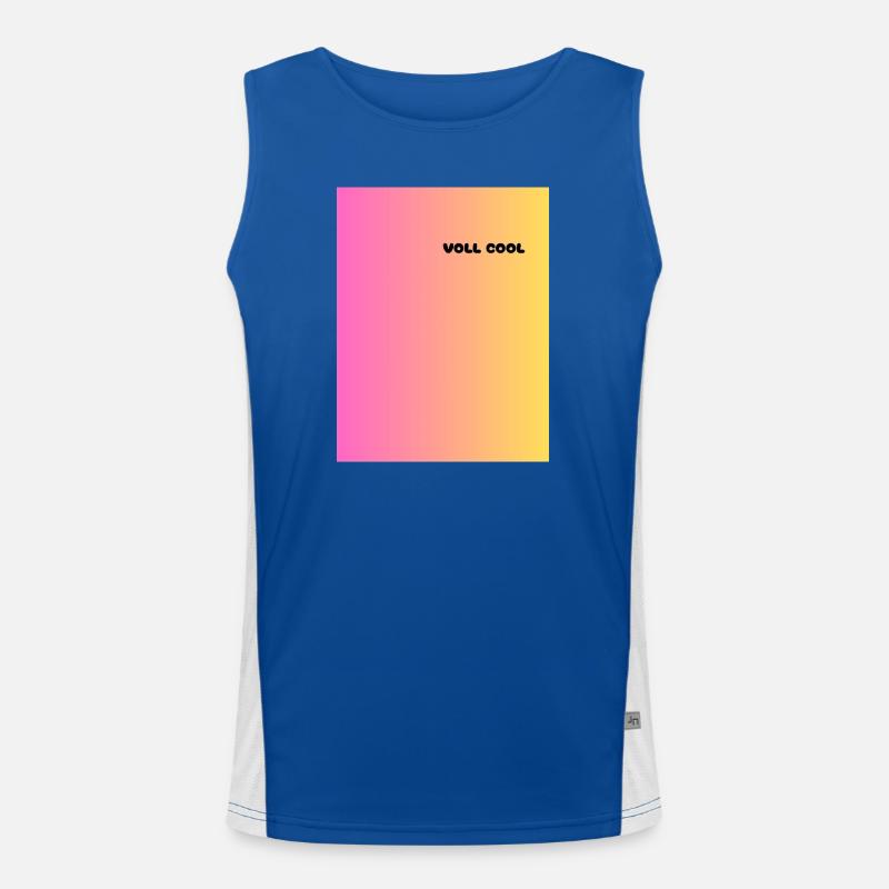 VOLL_COOL Funktionelles Kontrast-Tank Top für Männer 