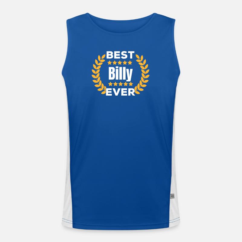 Best Billy Ever Legend Name Gift Men's Functional Contrast Tank Top 