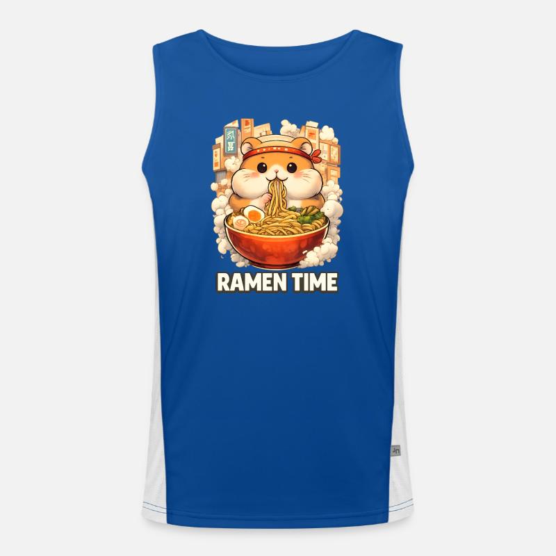 Ramen Hamster  Funktionelles Kontrast-Tank Top für Männer 