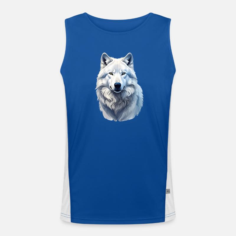 Polarwolf Funktionelles Kontrast-Tank Top für Männer 