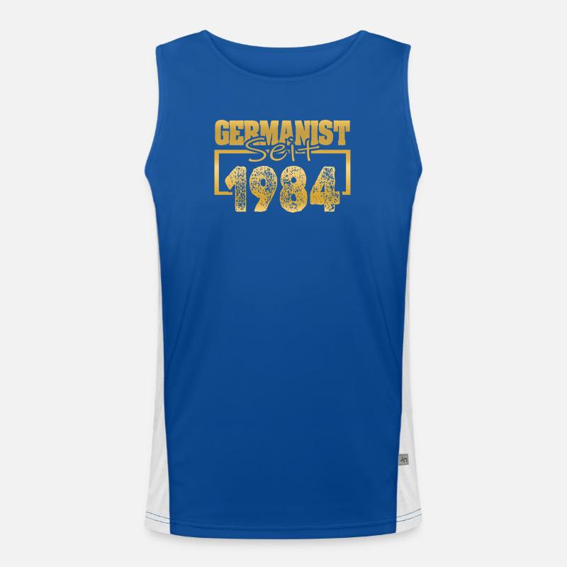 Uni 1984 Funktionelles Kontrast-Tank Top für Männer 