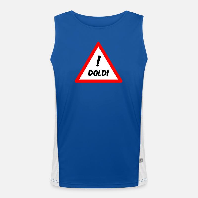 Attention Doldi ! Débardeur respirant contrasté Homme 
