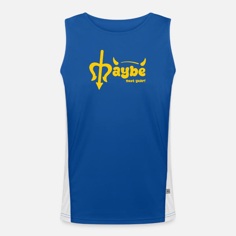 Maybe next year Men's Functional Contrast Tank Top 