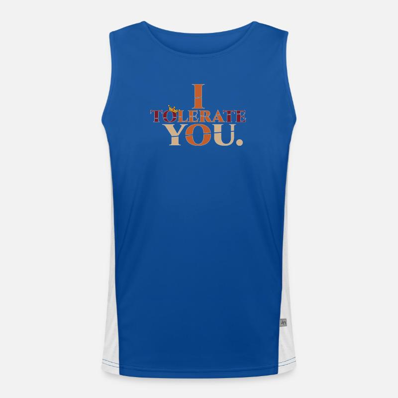 Tolerate2 Funktionelles Kontrast-Tank Top für Männer 
