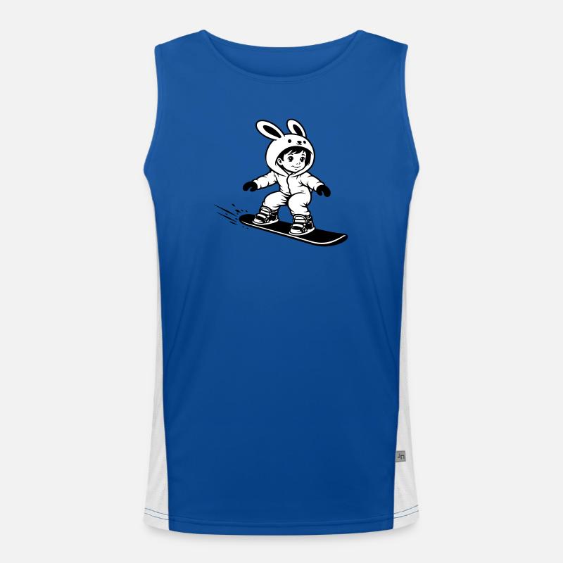 Snowboard Bunny Débardeur respirant contrasté Homme 