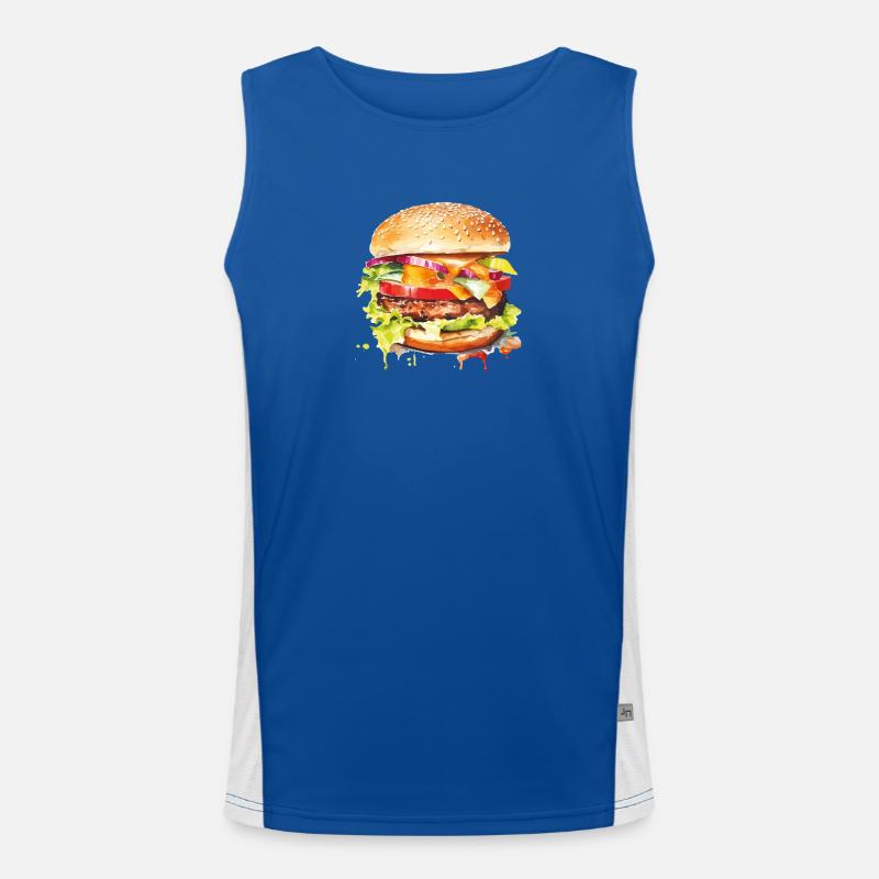 Explosion des couleurs de Hambourg Débardeur respirant contrasté Homme 