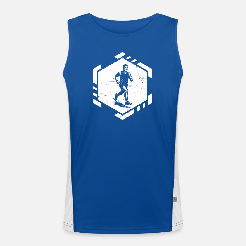 J’adore utiliser des motifs cool pour les courses Débardeur respirant contrasté Homme 