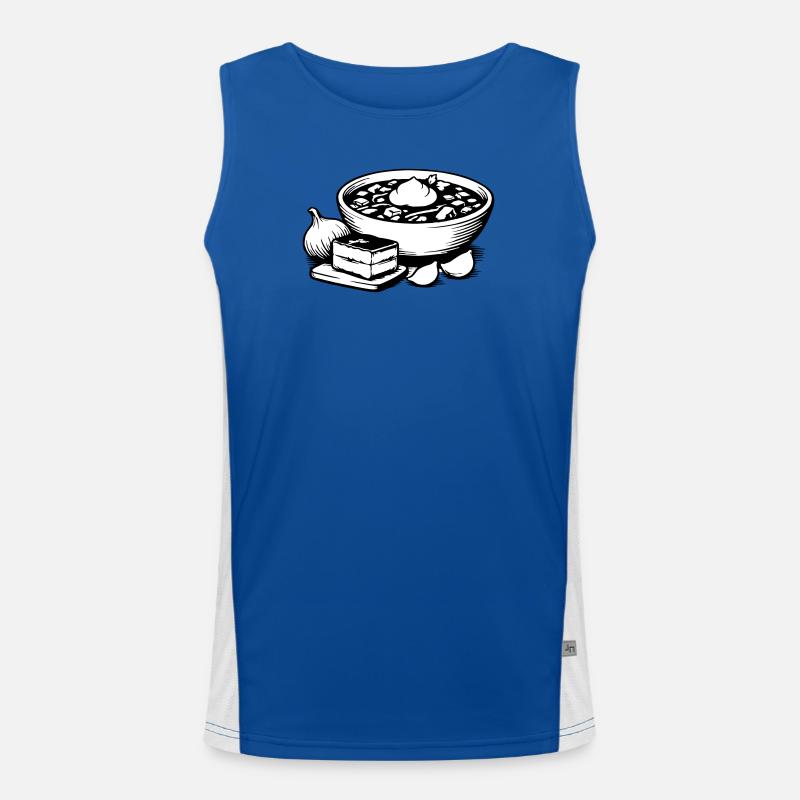 Borsch Men's Functional Contrast Tank Top 