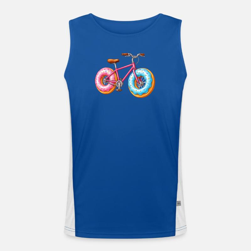 Vélo Donut – Conception de Vélo Mignon Débardeur respirant contrasté Homme 