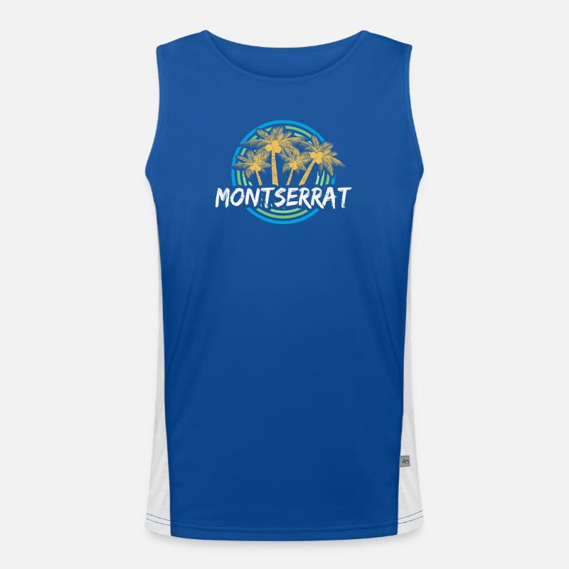 Montserrat Funktionelles Kontrast-Tank Top für Männer 