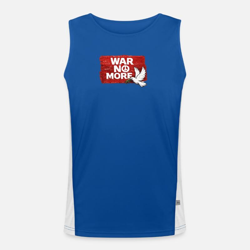 War No More – Sticker Peace & Humanity Débardeur respirant contrasté Homme 