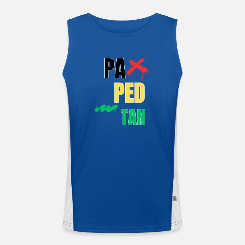 pa_ped_tan Funktionelles Kontrast-Tank Top für Männer 