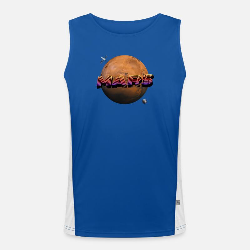 Mars - Outer Space Series Men's Functional Contrast Tank Top 