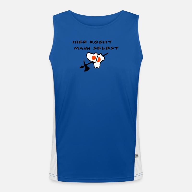 Koch Funktionelles Kontrast-Tank Top für Männer 