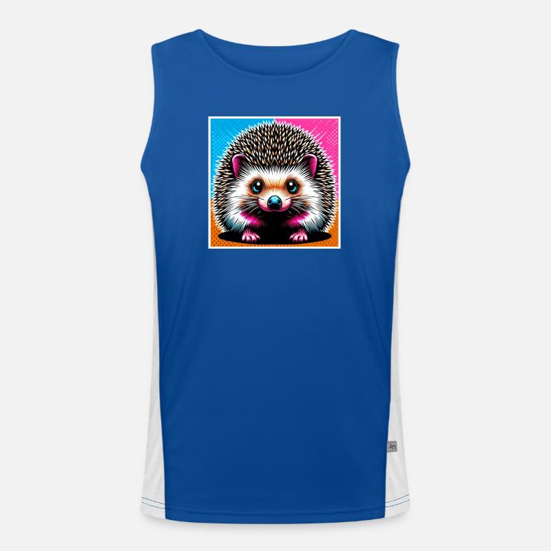 hérisson Débardeur respirant contrasté Homme 