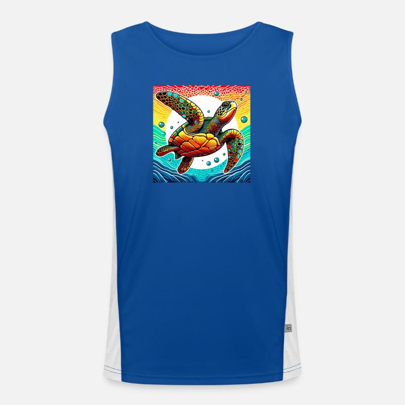 turtle Men's Functional Contrast Tank Top 