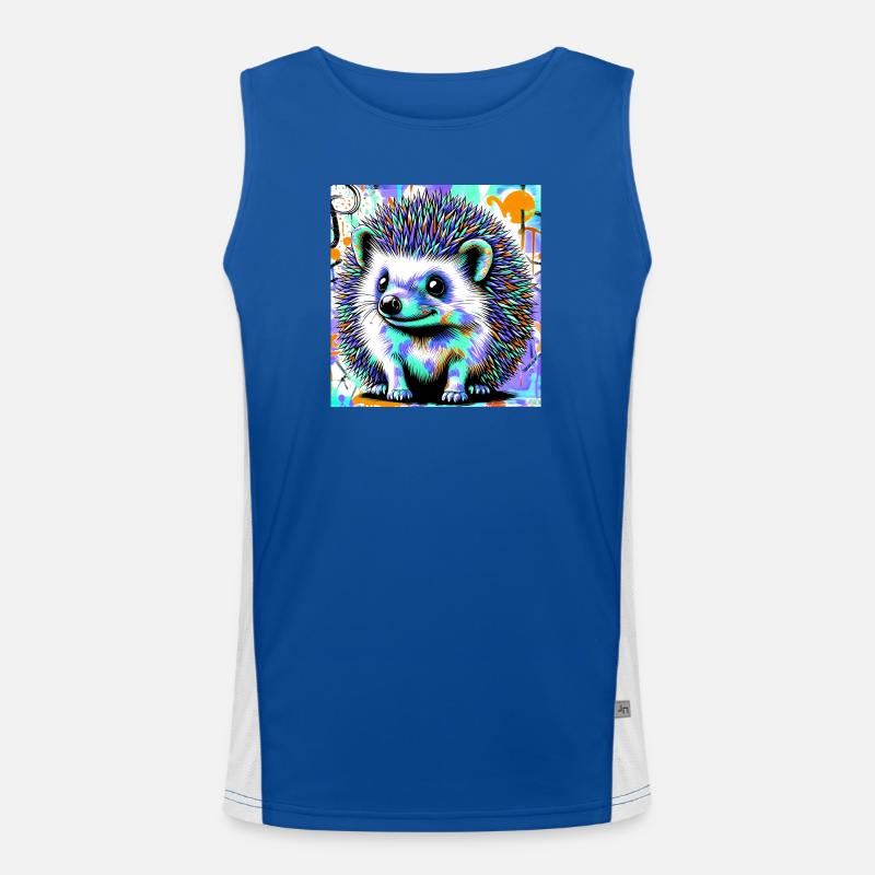 hedgehog Men's Functional Contrast Tank Top 