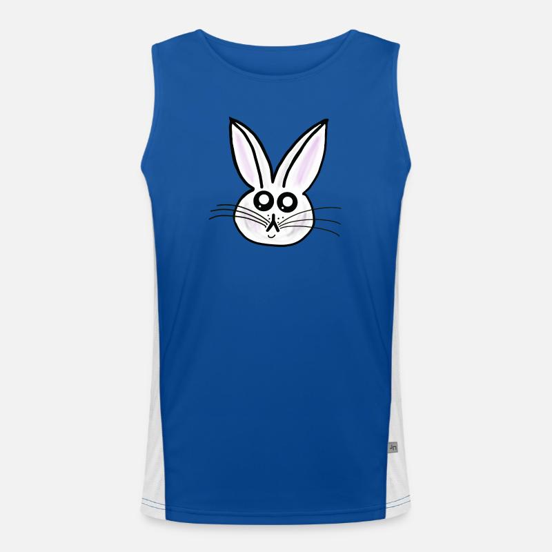 Bunny Easter Bunny Bunny Men's Functional Contrast Tank Top 