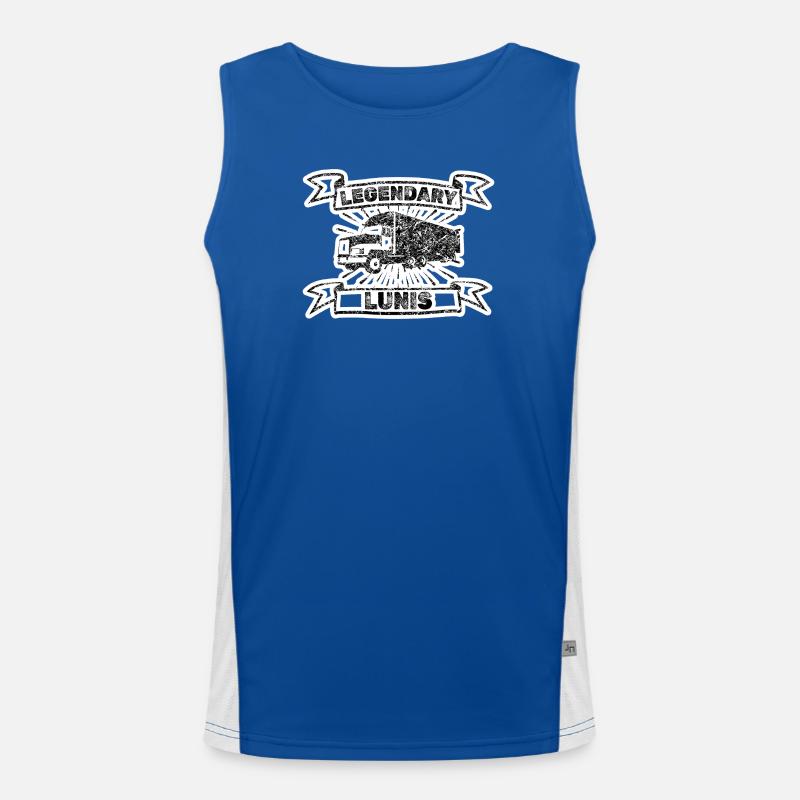 Lunis Funktionelles Kontrast-Tank Top für Männer 