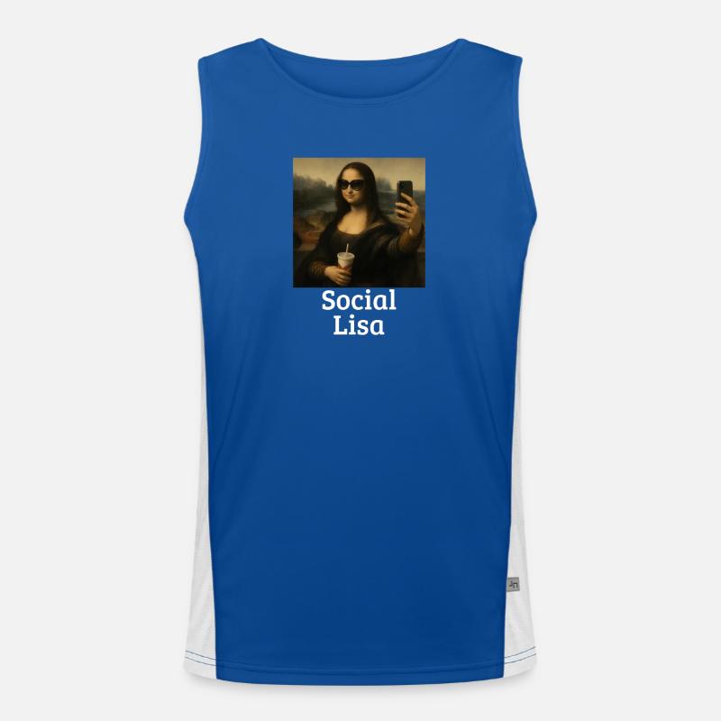 Lisa Leonardo Da Vinci Influenceuse Mona L Débardeur respirant contrasté Homme 