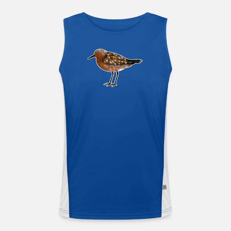 Knut.1 - Men's Functional Contrast Tank Top - royal/white