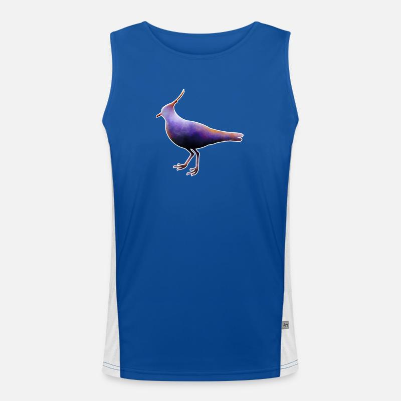 Lapwing.1 - Men's Functional Contrast Tank Top  - royal/white