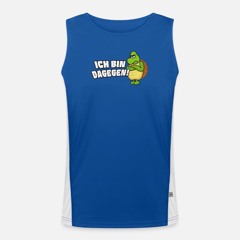 I'm against it Men's Functional Contrast Tank Top 