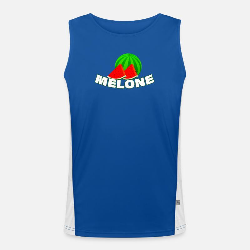 MELONE Funktionelles Kontrast-Tank Top für Männer 