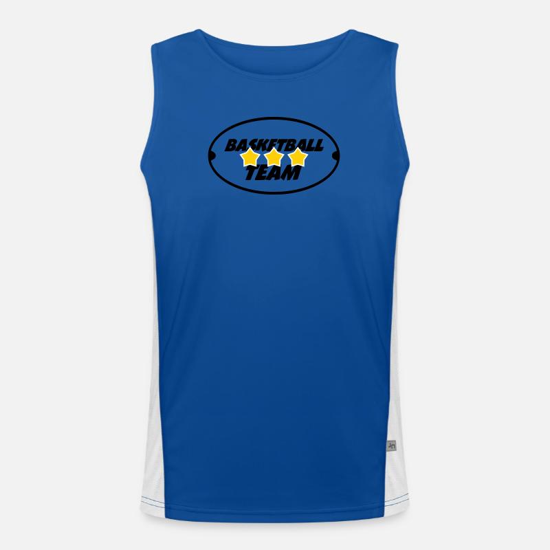 Basketball team Men's Functional Contrast Tank Top 