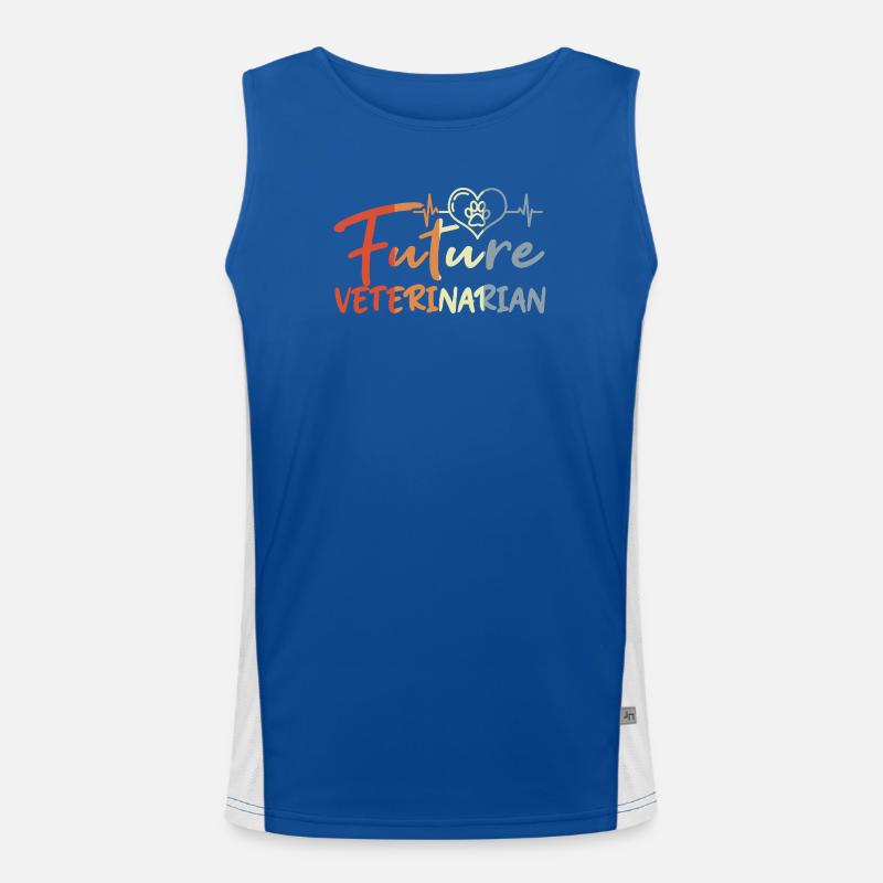 Future veterinarian Men's Functional Contrast Tank Top 