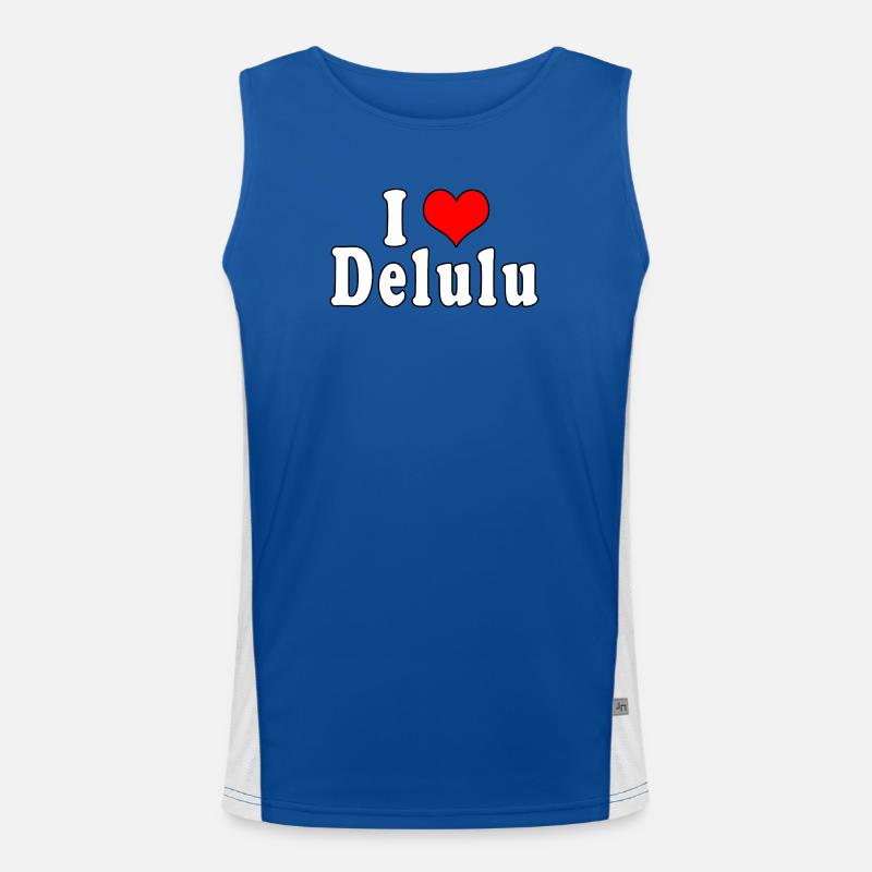 J’adore Delulu Débardeur respirant contrasté Homme 
